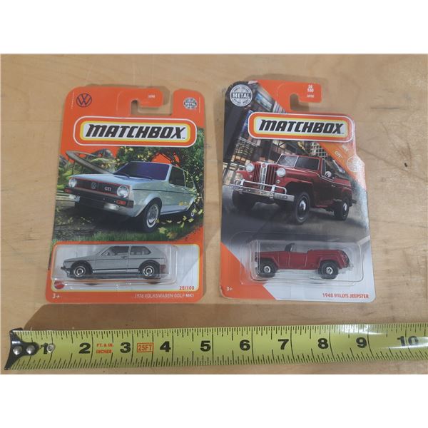 (2) Matchbox Cars.