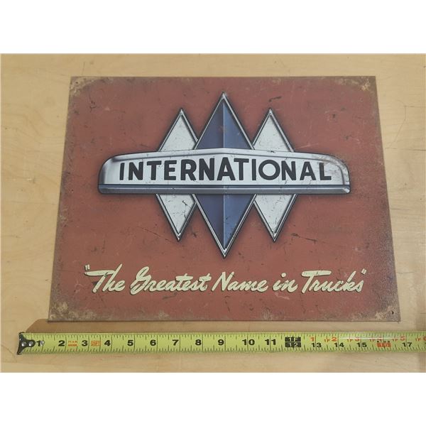 International Metal Sign. (Repo)