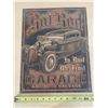 Image 1 : Rat Rod Garage Metal Sign. (Repo)