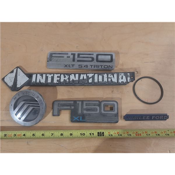 Various Automotive Emblems.