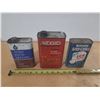 Image 1 : Wizard Dri-Cube. (Full), Water Pump Lubricant. (Empty Tin) and Ridgid Thread Cutting Oil. (Empty Tin