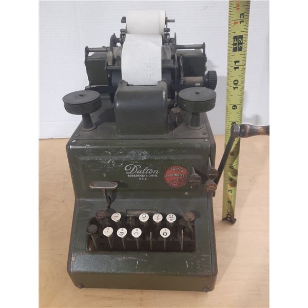 Vintage Dalton Adding, Listing, and Calculating Machine.