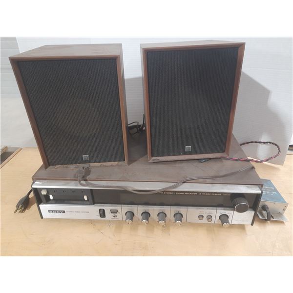 Vintage Sony Stereo Music System.