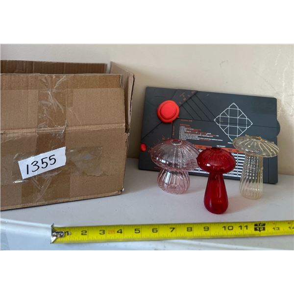 Craft Tool with New Small mushroom vases