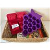 Image 3 : Jello Jiggler 1990s Grape mold (never used) , other, with basket