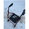 Image 1 : Folding Walker-  red, excellent condion