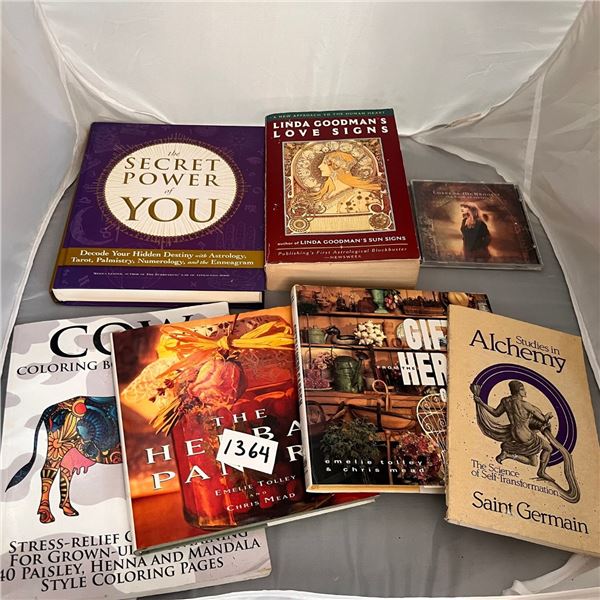 Metaphysical, Astrology, Herbs Books, etc