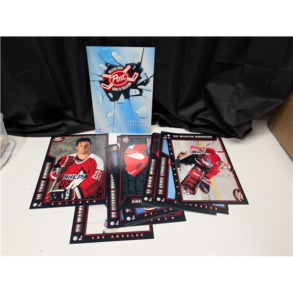 (25) 1994-95 Collector Series Post Giant Hockey Cards 12"x8"