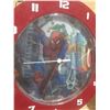 Image 3 : Kids Spiderman Suitecase with Spiderman Clock. (Untested)
