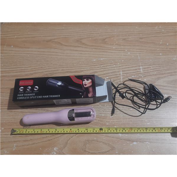 Hair Trimmer Cordless Split End - (Used) - (Some Hairs Inside)