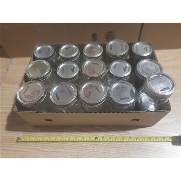 Box of 15 Canning Jar.