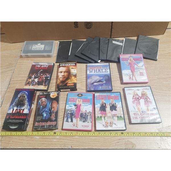 Lot of Adult D.V.D, Tape and Mystry D.V.D.