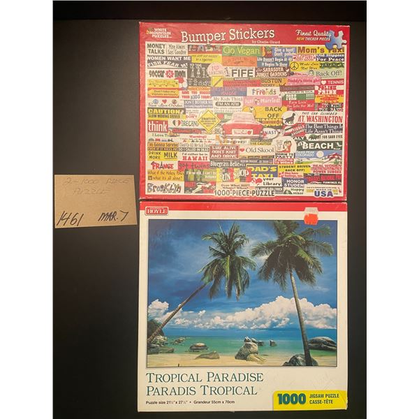 2 - 1000 piece puzzles