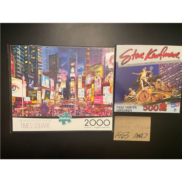 1 - 2000, 1-500 piece puzzles