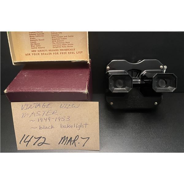 Vintage View Master; circa 1949-1953