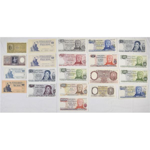Argentina. Banco Central de la Republica Argentina, L.1947 (1948-50) to ND (1983-84), Issued Banknot