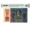Image 1 : Austria. Oesterreichisch-Ungarische Bank, 1914 (ND 1919), Issued Banknote.