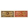 Image 1 : Bermuda. Bermuda Government, 1937, Issued Banknote Pair