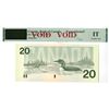 Image 1 : Canada. Bank of Canada, 1991, $20, "Printers Essay" "DuraNote" Polymer Paper Banknote.