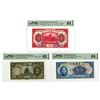 Image 1 : China. Bank of China & Bank of Communications, 1914 to 1940, Issued Banknote Trio.