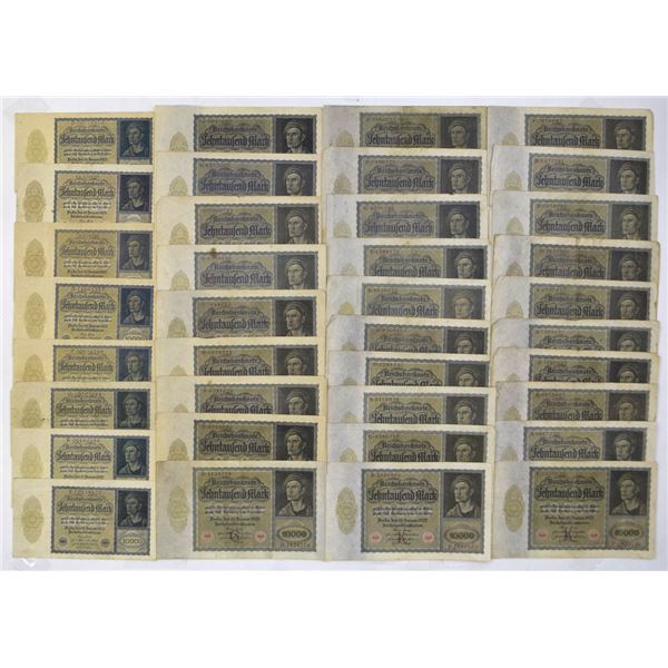 Germany. Weimar Republic, 1922, Issued Banknote Assortment.