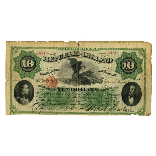 Ireland. Republic of Ireland, 1866, Issued Banknote.