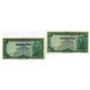 Image 1 : Bank of Latvia. 1938 Issued Banknote Pair.