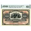 Image 1 : Mexico. Banco Mexicano de Comercio e Industria, ND (ca.1900), "Bono de Caja" Specimen Banknote.