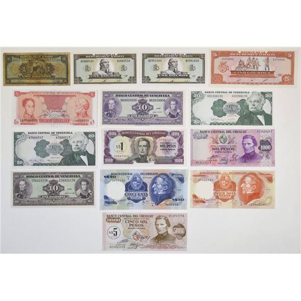 South American Issued Banknote Assortment, L.1919 (1951) to 1993