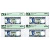 Image 1 : Swaziland. Central Bank of Swaziland, 2006, Issued Banknote Quartet.