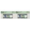 Image 1 : Swaziland. Central Bank of Swaziland, 2006, Sequential Issued Banknote Pair.