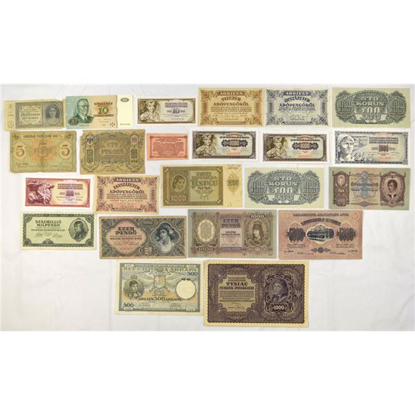 Eastern European Collection of Issued Banknotes, 1918 to 1978.