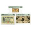 Image 1 : Russia, Italy & Hungary. Issued Banknote Trio, ND (1852) to 1930.