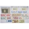 Image 2 : World Wide Banknote Assortment, 1922 to 2005, From Korea to Belgium  to Africa Assortment.