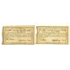 Image 1 : CT. Connecticut Comptroller's Office, 1789 and 1791, I/C Payment Certificate Pair.
