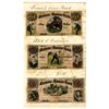 Image 1 : IN. Petersburgh, Indiana, Farmer's and Drovers' Bank, 1858, Issued & Colorized Obsolete Banknote Tri
