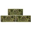 Image 1 : SC. Merchants' Bank of South Carolina, 1857 to 1858, Issued Banknote Trio.