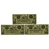 Image 1 : SC. Merchants' Bank of South Carolina, 1857, Issued Banknote Trio.