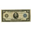 Image 1 : U.S.,  F.R.N., $20, Series of 1914, Issued Banknote.