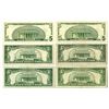 Image 2 : U.S. Federal Reserve Notes, $5, Series of 1963 to Series of 2001, Issued Group of 6 Star Notes.