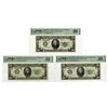 Image 1 : U.S., F.R.N., $20, Series of 1928A to Series of 1934B, Issued Banknote Trio.