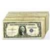 Image 1 : U.S. Silver Certificates, $1, Series of 1935A to Series 1957, Group of 51 Issued Banknotes.