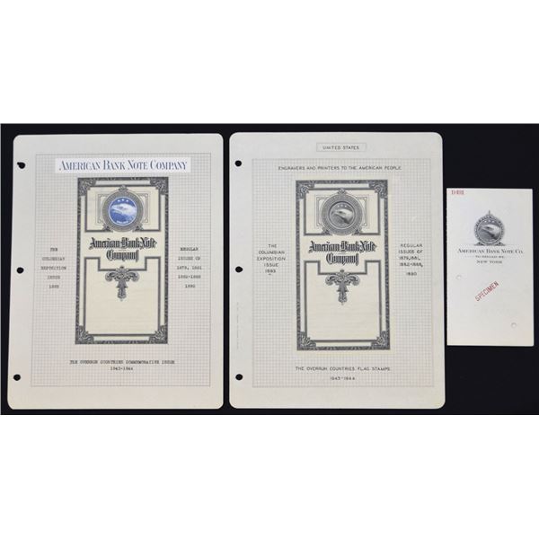 NY. ABNC, Advertising - Presentation Booklet Cover, Mockup Proof & Proof Cover, Specimen Label & Ear