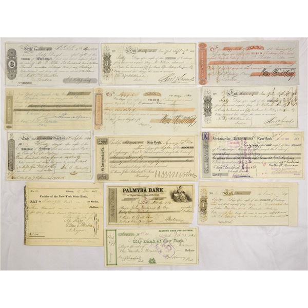 International Bills of Exchange and Bank Drafts, 1830s to Early 1890s