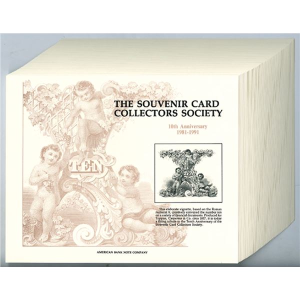 Philatelic Souvenir Card, ARIPEX '94 with Benjamin Franklin Intaglio Vignette Used on 1847 U.S. 5 Ce