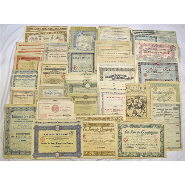 France and French Colonial Holdings, Late 19th to Early 20th Century.  ca.1880s to 1930s.