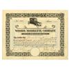 Image 1 : AZ. Woods Mobilette Co., 1917, I/U Stock Certificate.