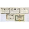 Image 3 : Banking, Finance & Exchange Assortment, ca. 1880 to 1930s Stock Certificate Assortment.
