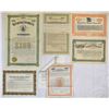 Image 3 : Banking, Finance & Savings Instruments  Stock Certificate Assortment, 1900s to 1930s