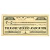 Image 1 : CA. Treasure Seekers’ Association, 1890s I/U Stock Certificate.
